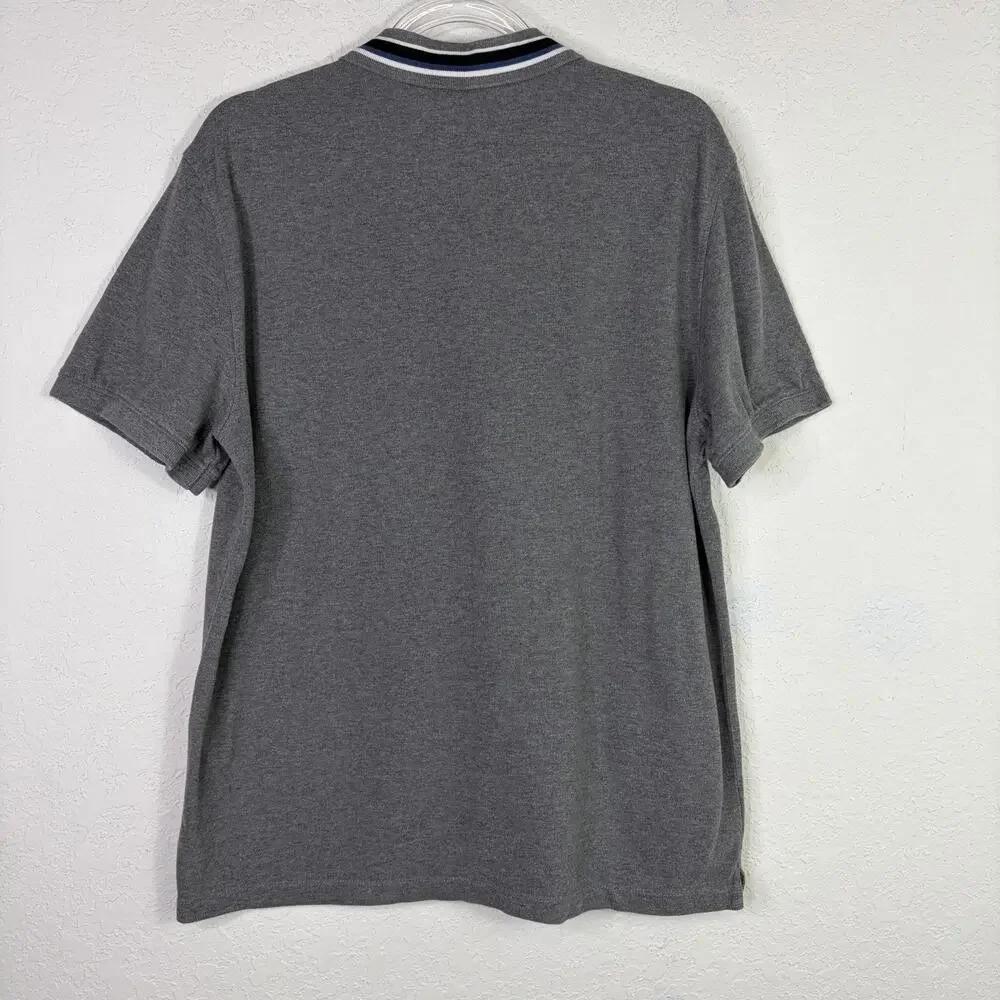 Banana Republic Outlet Pique Gray Polo Shirt Men’s Size L, Made in India, Cotton